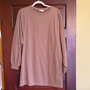 Bluivy Warm Tan Knit Dress